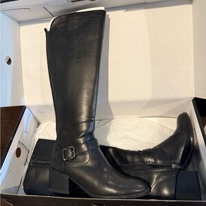 Nine West Black Heeled Boots